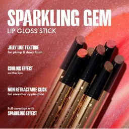 Focallure Sparkling Gem Lip Gloss Stick OR01 Confectionary - 2 gm image 5