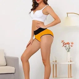 ORLIZEA Set Of 2 Cotton Blend Hipster Briefs image 2