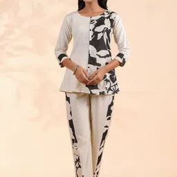 vbuyz KALINI Printed Top With Trousers Co-Ords image 1