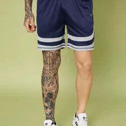 Invincible Men Loose Fit Mid-Rise Above Knee Sports Shorts-picture-25