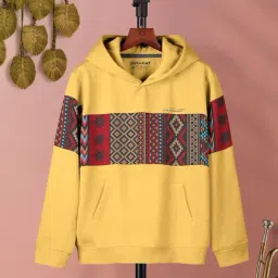 HELLCAT Kids Mustard Printed Full Sleeves T-Shirt-image-79