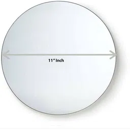 ARYAANSH Round Shaped Glass Wall Mirror image 2