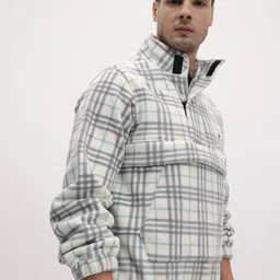 The Roadster Life Co. Self Checked Mock Collar Tailored Jacket-picture-55