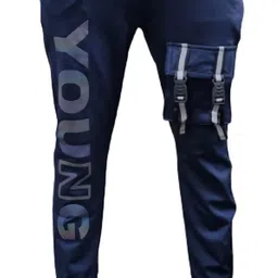 mindsart genz Men Striped Black Track Pants-picture-35