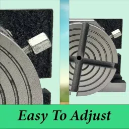 Assorts Regular Rotary Table Alloy Steel 100 mm (4 Inch) for Indexing & Cutting image 5