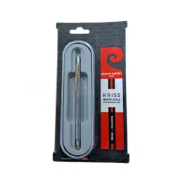 Pierre Cardin Exclusive Kriss Ball Pen Shiny Chrome with Gold Trim, 8901765032188 image 2