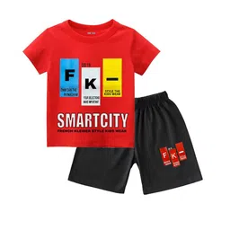 FRENCH KLEIDER Boys Printed T-shirt with Shorts image 5