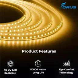 FORUS LED Rope Light Warm White Length 15 m image 3