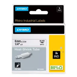 DYMO RhinoPRO 1/4 inch/5 ft White Heat-Shrink Cable Label Tubes, 18051-picture-34