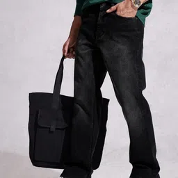 WROGN Men Bootcut Light Fade Stretchable Jeans-picture-7