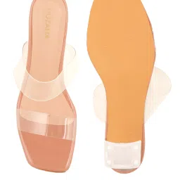 MOZAFIA Peach Women's Heel Sandals image 5