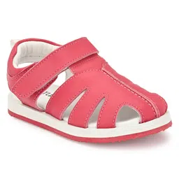 TUSKEY Hollow Out Detailed Velcro Closure Sandals - Pink-picture-13