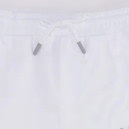 Pantaloons Junior Cotton Knit Seafarer Text Printed Shorts - White image 3