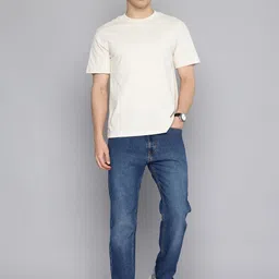 Levis Men 505 Straight Fit Heavy Fade Stretchable Jeans image 2