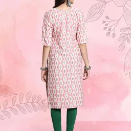 Ethnic basket Women Pack Of 2 Multicoloured Crepe Kurtas image 4