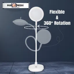 pick ur needs Study Table Light Lamp Rechargeable With Touch On/Off Unique Switch Touch Dimmer 4 hrs Flood Lamp Emergency Light image 4