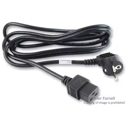 VOLEX PWR CORD, EURO PLUG-C19, BLACK, 2.5M, 2122H-picture-45