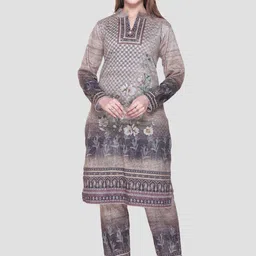 aarbee Women Floral Printed Kurta with Trousers & Dupatta image 5