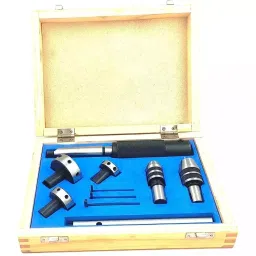 Buyohlic International Tailstock Attachment with MT4 Shank, Tool Steel Body for Tapping, Threading on Lathe Machine, DK-PJVT-TJJY-image-48