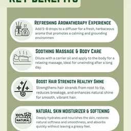 KUNJ 100% Natural Lemon Balm Essential Oil - 100 ml image 2