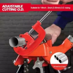 Buyohlic International Heavy Duty Pipe Cutter Tool Size 1/8 to 2 inch (3.1 to 50.8 mm) for Cutting Galvanized Pipe, Copper, Iron and Metal Tubes, 100-CS-163 image 2