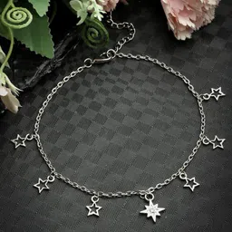 Sanjog Silver-Plated Charm Bracelet-picture-33