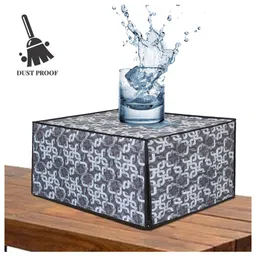 Dream care Geometric Grey Printed Microwave Oven Cover for LG 28 Litre Convection Microwave Oven MC2886BRUM, image 5