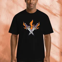 BUYTHATTRENDZ Men Graphic Printed Cotton Oversized Tshirt-picture-30