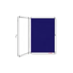Alkosign NBFC 6090 Blue Color Acrylic Cover Notice Board 600mm X 900mm-picture-21