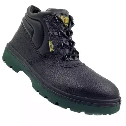 JAMA Steel Toe Safety Shoes High Ankle Rubber Sole Black Leather Size UK 9, 82409-JS077-9-picture-17