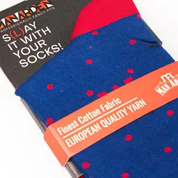 Man Arden Men Pack Of 3 Patterned Calf Length Cotton Socks image 2