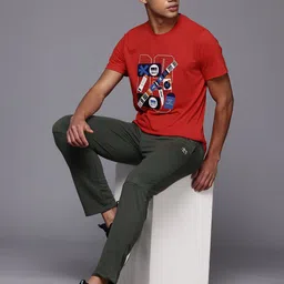HRX by Hrithik Roshan Men Printed Lifestyle T-shirt image 5