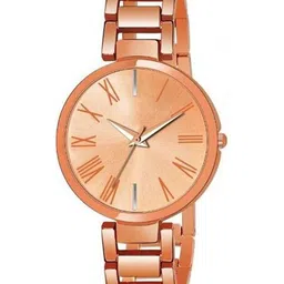 FROZIL Women Round Dial & Stainless Steel Straps Analogue Watch Merable Coper-picture-21