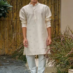 Befitting Men Ethnic Motifs Printed Mandarin Collar Cotton Kurta-picture-19