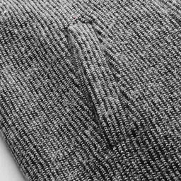 Aarika Faux Fur Trim Self Striped Cardigan image 5