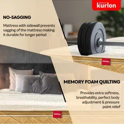 kurl on KURLON Supernova, 3 Zone Pocket Spring 8 inch King Pocket Spring Mattress image 2
