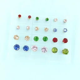 Honbon Women Multi Earrings image 2