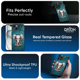 QRIOH Quirky Printed iPhone 13 Pro Max Back Case Mobile Accessories image 4