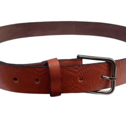 PERKED Men Textured Leather Belt image 4