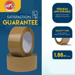AIPL BOPPBRWN 48 mm X 50 m Brown BOPP Tape (Set of 2 pcs) image 5
