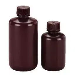 Tarson 581240 High-Density Polyethylene 500 ml Narrow Mouth Bottle image 1