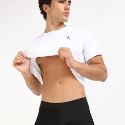 Calvin Klein Underwear Black Mid Rise Slim Fit Trunk image 5