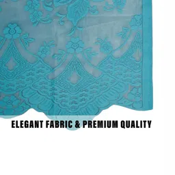 Aura Green 2 Pieces Ethnic Motifs Printed Regular Cotton Window Curtains image 3