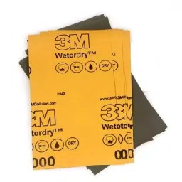 3M Sandpaper for Wood Furniture Finishing Metal Sanding and Dry or Wet Sanding 80-2000 Grit (Pack of 24 Pcs)-image-42
