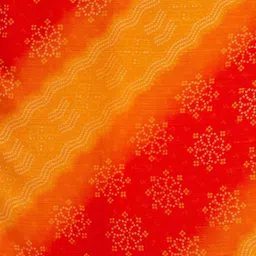 SANISA Bandhani Poly Chiffon Saree image 2