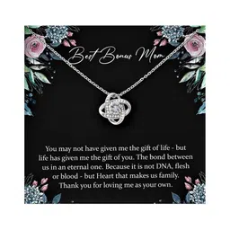 Rakva Women White Necklace and Chains image 5