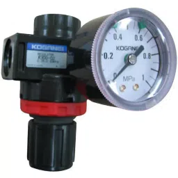 KOGANEI 1.47 MPa 6.35 mm (1/4 inch) Pipe Connection RC Thread Pressure Regulator, R600-02 image 2