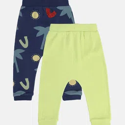 MINI KLUB Boys Pack Of 2 Printed Cotton Trousers-picture-31
