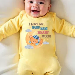 KNITROOT Infants Printed Cotton Rompers image 4