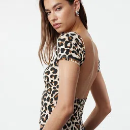 Trendyol Animal Print Styled Back Top image 3